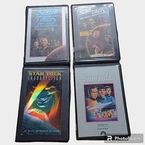 Star Trek Vintage Movies Lot:The Next Generation Collector's Edition VHS…
